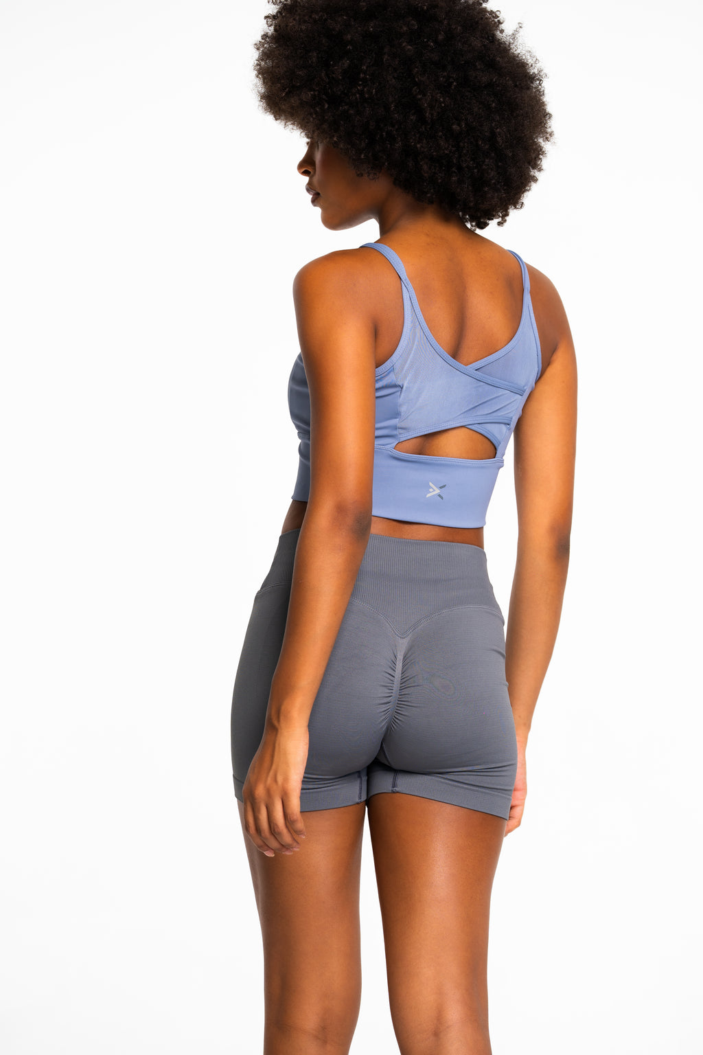Sculpt Crossover High-Waisted Training Shorts