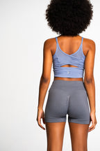 Sculpt Crossover High-Waisted Training Shorts