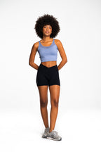 Sculpt Crossover High-Waisted Training Shorts