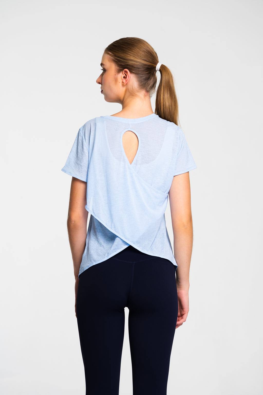 Drift Lightweight Keyhole Short-sleeve Top