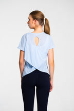 Drift Lightweight Keyhole Short-sleeve Top