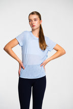 Drift Lightweight Keyhole Short-sleeve Top