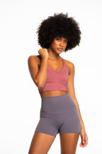Pace High-Waisted Seamless Training Shorts with Back Pocket
