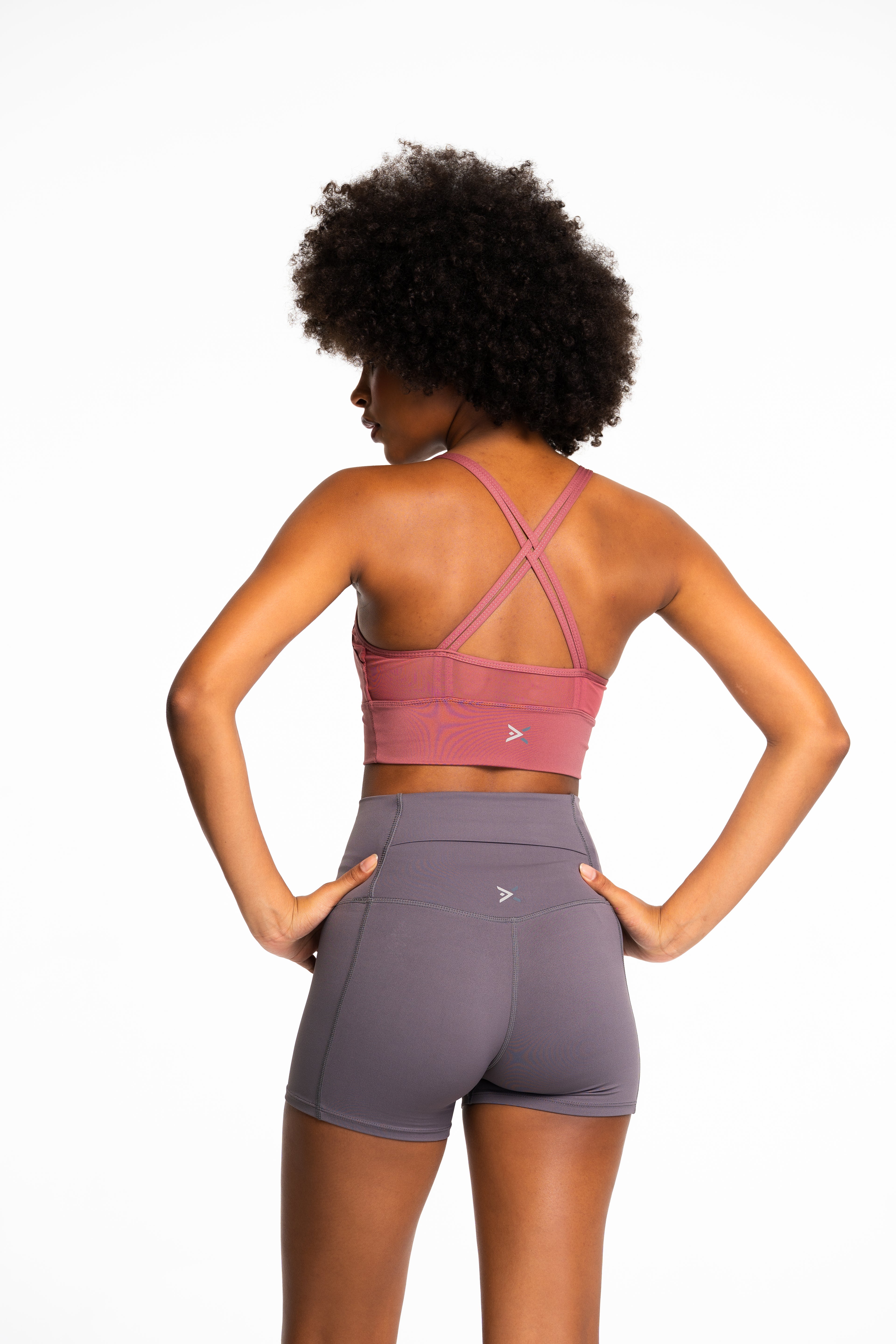 Pace High-Waisted Seamless Training Shorts with Back Pocket