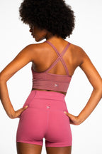 Airflow Strappy Mesh Sports Bra