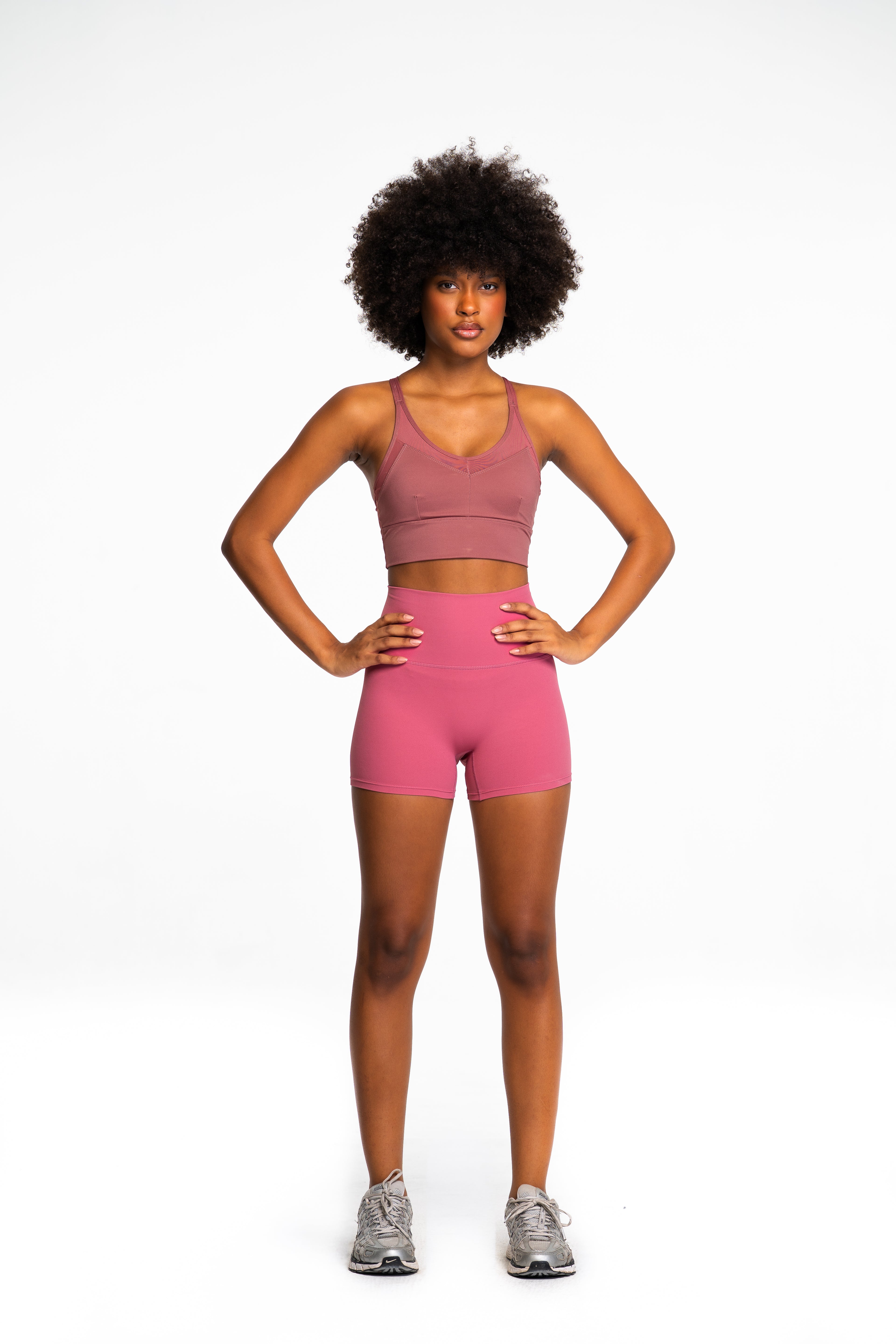 Pace High-Waisted Seamless Training Shorts with Back Pocket