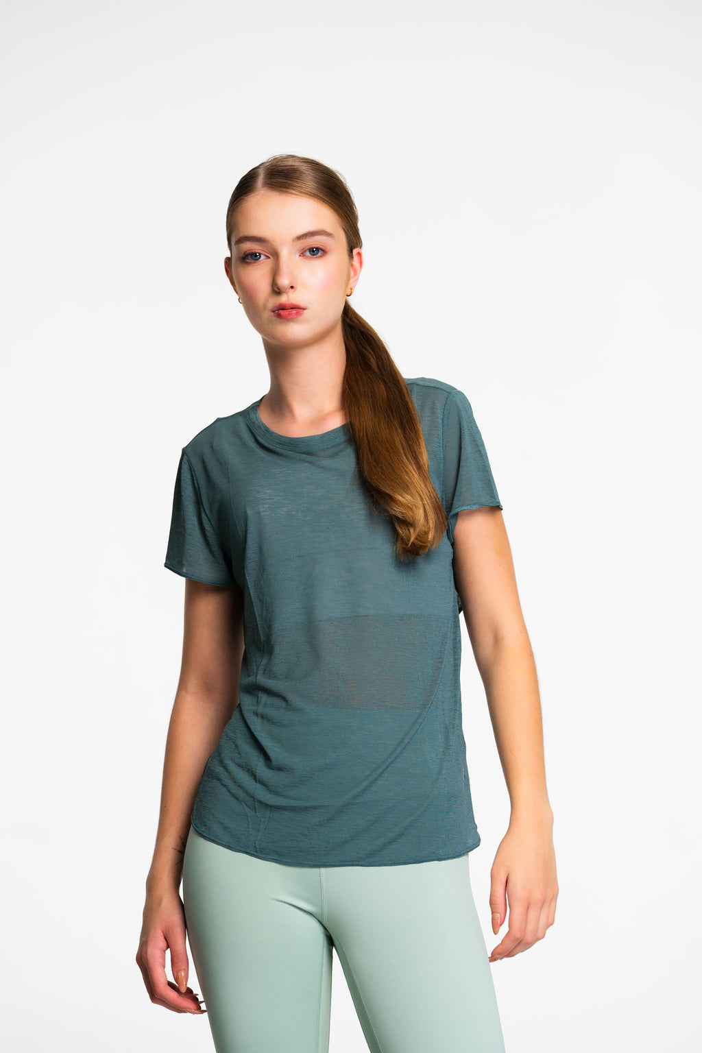 Drift Lightweight Keyhole Short-sleeve Top