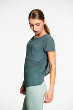 Drift Lightweight Keyhole Short-sleeve Top