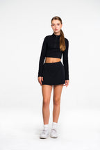 Play Cropped Quarter-Zip and Skirt Set