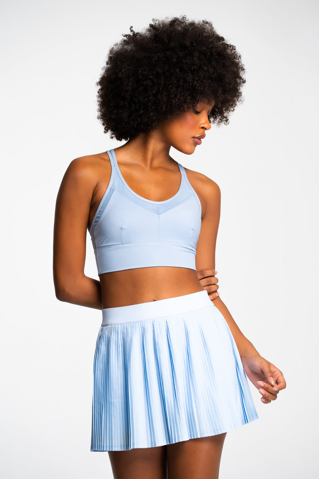 Airflow Strappy Mesh Sports Bra